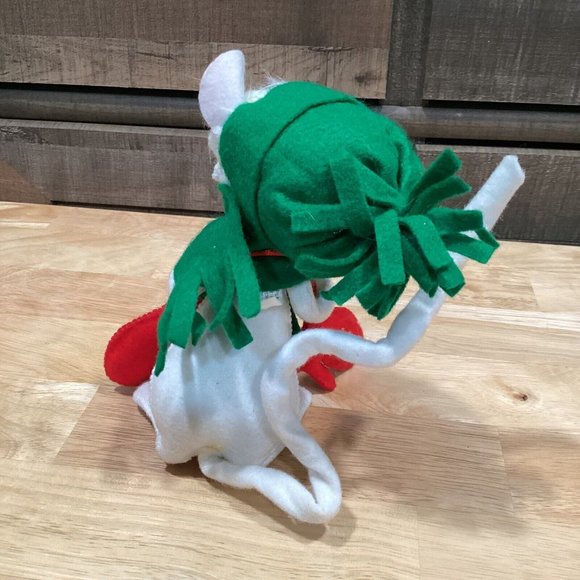 Annalee 75th Anniversary White Christmas Mouse W/Mittens 2010 Felt Plush 6.5" - Picture 3 of 5